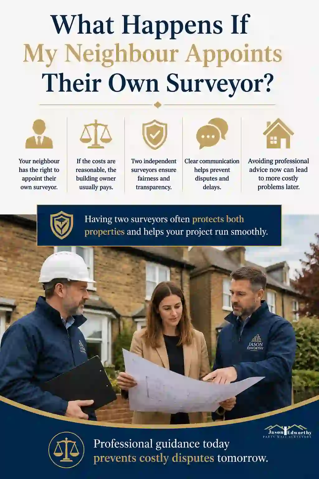 What Happens If My Neighbour Appoints Their Own Surveyor Corby?