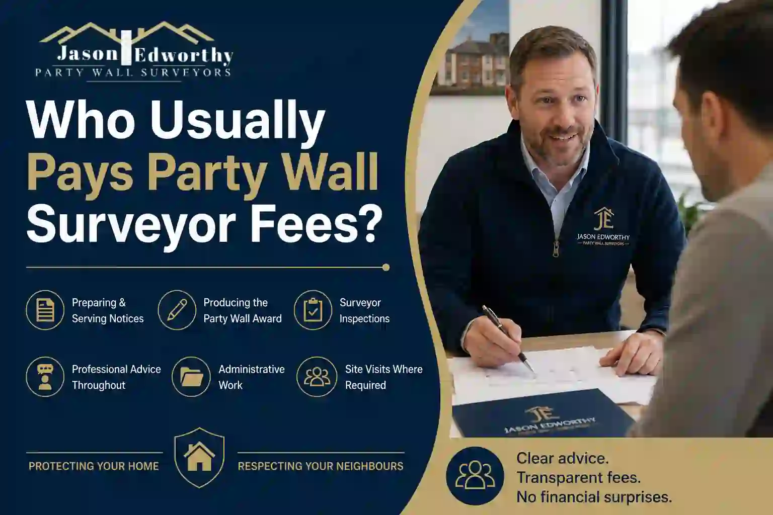 Who Usually Pays Party Wall Surveyor Fees Corby?