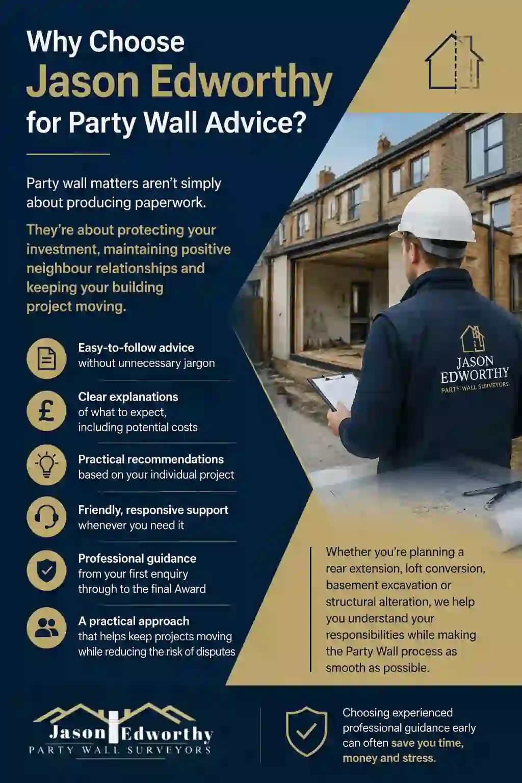 Why Choose Jason Edworthy for Party Wall Advice Corby?